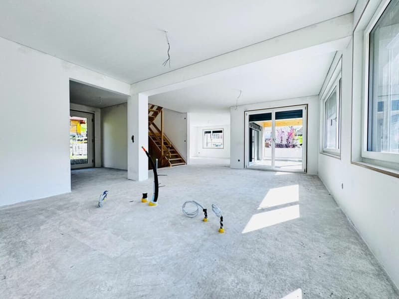 High-quality 4.5-room single-family house - garden with a far-reaching view, carport + PP, 3 wet cells (20)