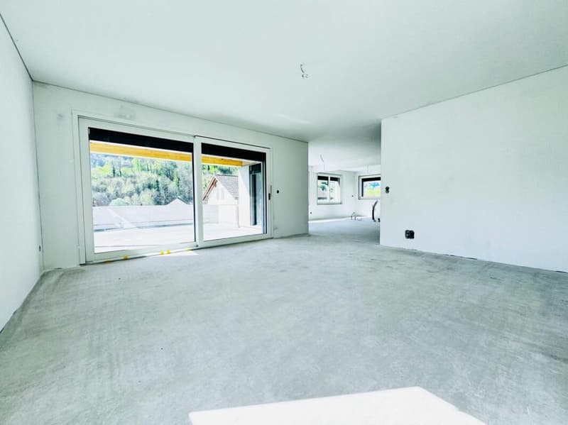 High-quality 4.5-room single-family house - garden with a far-reaching view, carport + PP, 3 wet cells (5)
