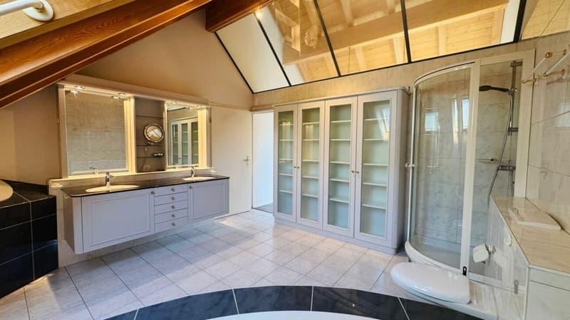 Detached 4.5-room single-family house with pool, sauna, winter garden, double garage & view (3)
