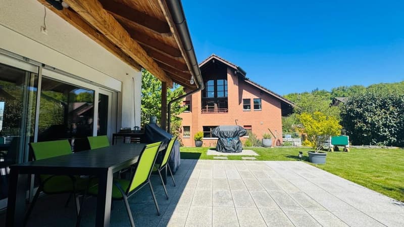 4.5-room corner row house with garden, garage, parking space & pizza oven in Giebenach (16)