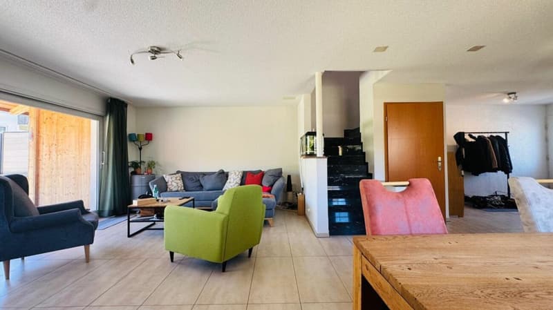 4.5-room corner row house with garden, garage, parking space & pizza oven in Giebenach (4)