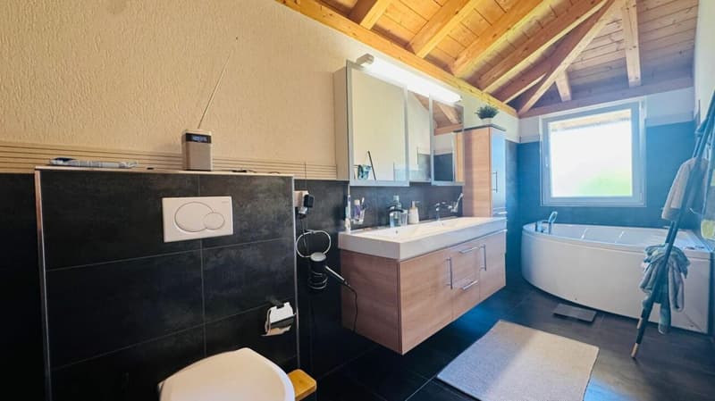 4.5-room corner row house with garden, garage, parking space & pizza oven in Giebenach (14)