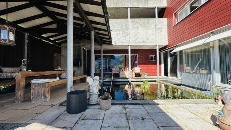 Casa di 6,5 locali con piscina, garage, 3 posti auto e vista aperta (33)