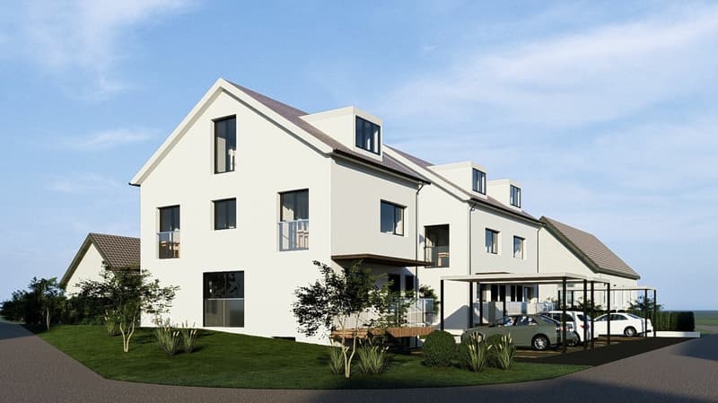 Grosses Neubau EFH, (Haus A), 6.5 Zimmer mit Garten, Studio, 3 Nasszellen, Carport & Parkplatz (2)