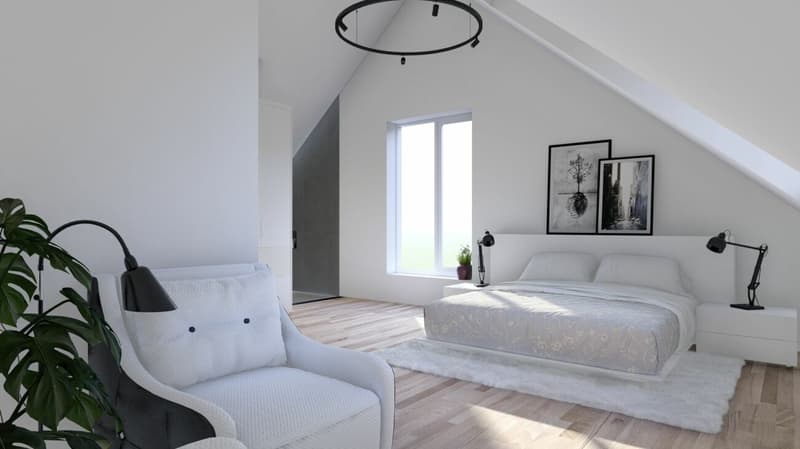 Grosses Neubau EFH, (Haus A), 6.5 Zimmer mit Garten, Studio, 3 Nasszellen, Carport & Parkplatz (13)