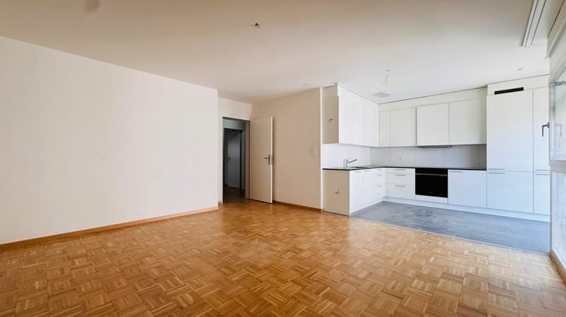 Schöne 3.5-Zimmer-Wohnung mit neuer Küche, neuem Bad, kleinem Balkon und Kellerabteil (2)