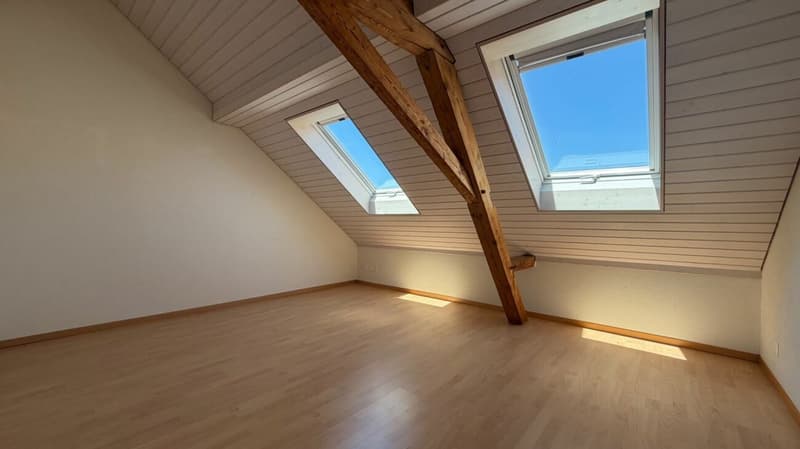 Appartamento mansardato di 4,5 locali luminoso con balcone e parcheggio (6)