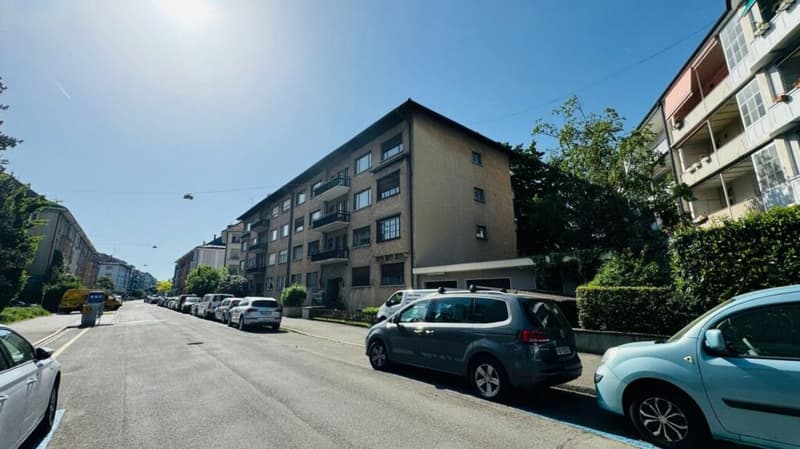 Ampio appartamento ristrutturato di 2,5 locali con balcone, torre di lavanderia & cantina - senza ascensore, a Basilea (1)