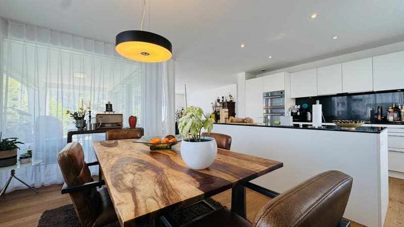 Neuwertige 4.5-Zimmer-EG Wohnung, 2 Nasszellen, Loggia, Gartenanteil, Lift, Keller und 1 AEHP (8)