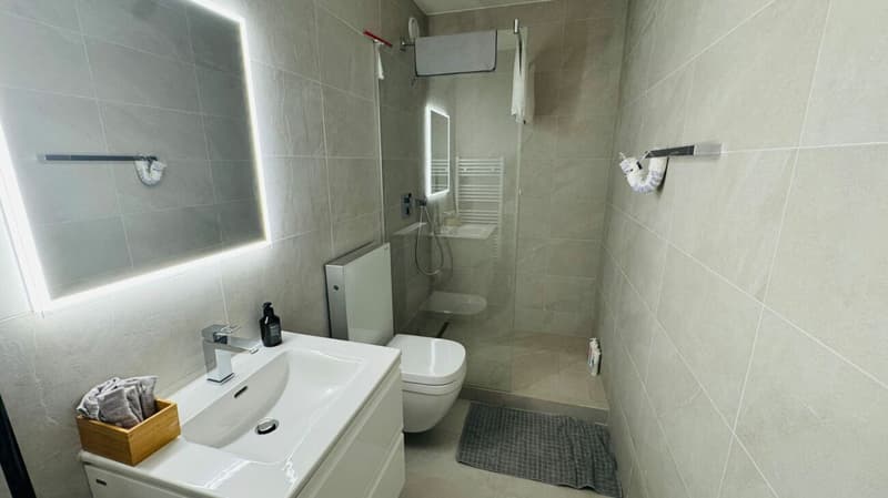 Appartement de 3,5 pièces complètement rénové avec 2 salles de bain, 2 balcons et 1 place de parking souterrain (10)