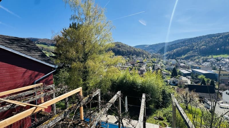 6.5-Zimmer-Architektenhaus mit Pool, Garagenbox, 3 Parkplätzen und Weitsicht (25)
