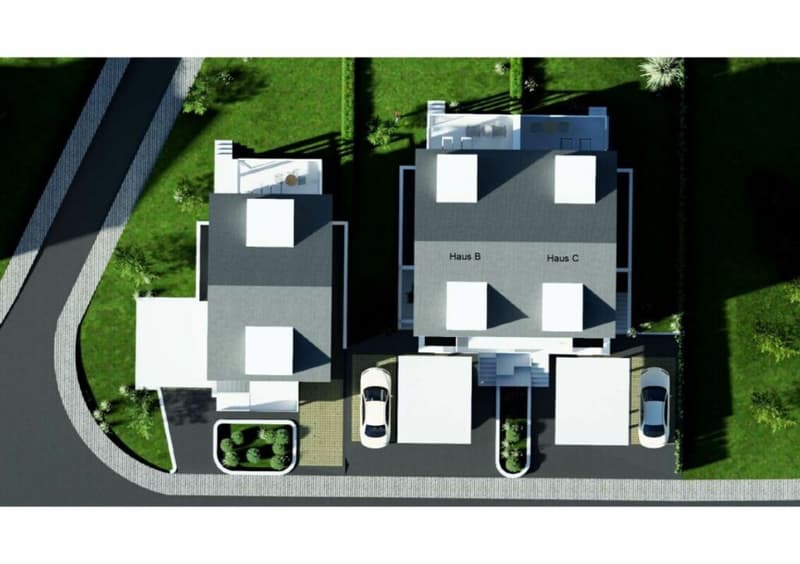 189 m2 Grosses Neubau EFH, (Haus A), 6.5 Zimmer mit Garten, Studio, 3 Nasszellen, Carport & Parkplatz (3)