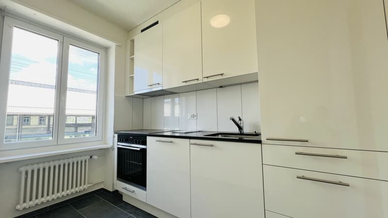 Neuwertige 2,5-Zimmerwohnung mit Balkon und Keller direkt am Bahnhof (1053) (1)