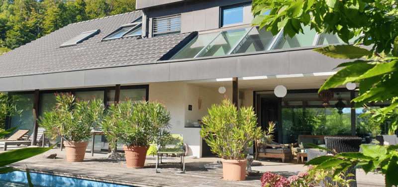 Exklusives Anwesen mit Villa, Nebenhaus, separater Wohneinheit, Praxis, Einstellhalle, Pool u. v. m. (35)