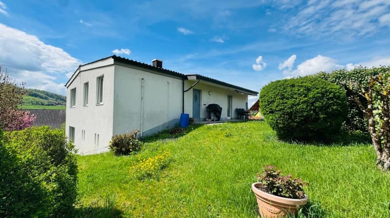 Freistehendes 5.5-Zimmer-EFH mit 1'039 m² Grundstück, Garagenbox, Garten, Sitzplatz, Balkon und viel Potenzial (23)