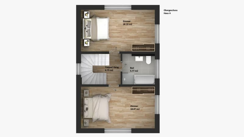 Freistehendes 189 m² Neubau-EFH (Haus A) mit Studio, Garten & Carport - jetzt sichern (12)