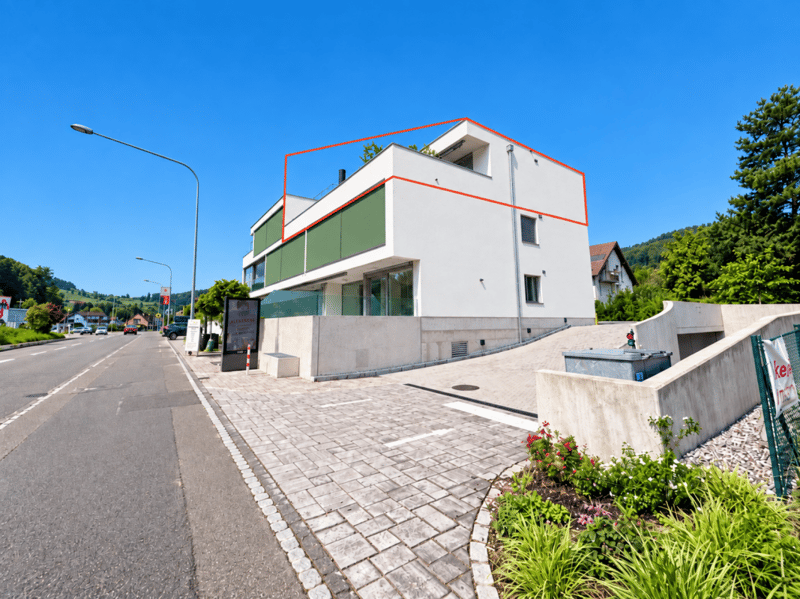 Exklusive, moderne 3.5-Zimmer-Attikawohnung mit grosser Terrasse & Waschturm (4)
