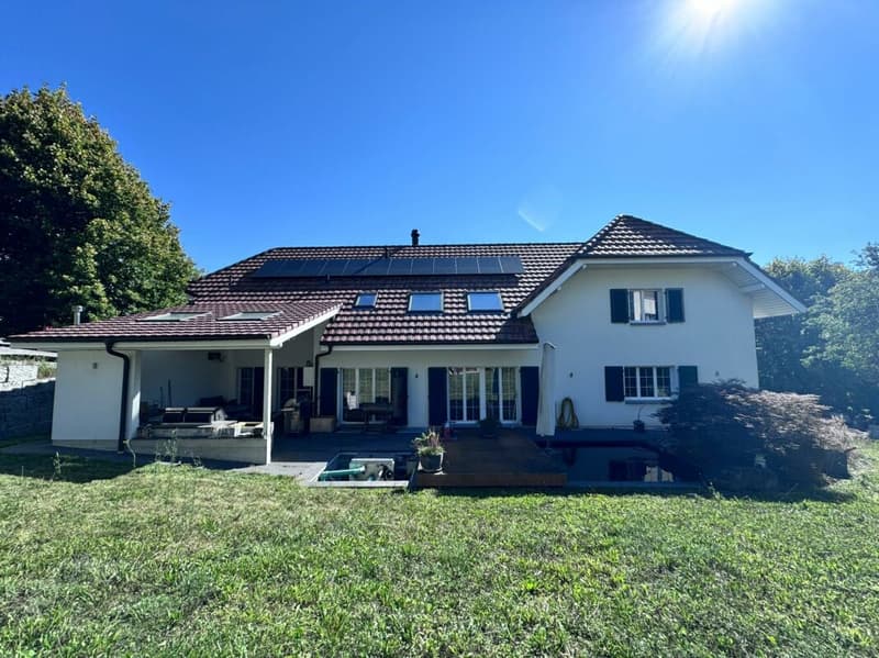 Grosses, neuwertiges 6.5-Zi. EFH, 6 Garagenplätze + 4 Parkplätze, Koi-Teich, Kinozimmer, 3 Nasszellen, traumhafte Lage, nur 10 Min. von Bubendorf (5)
