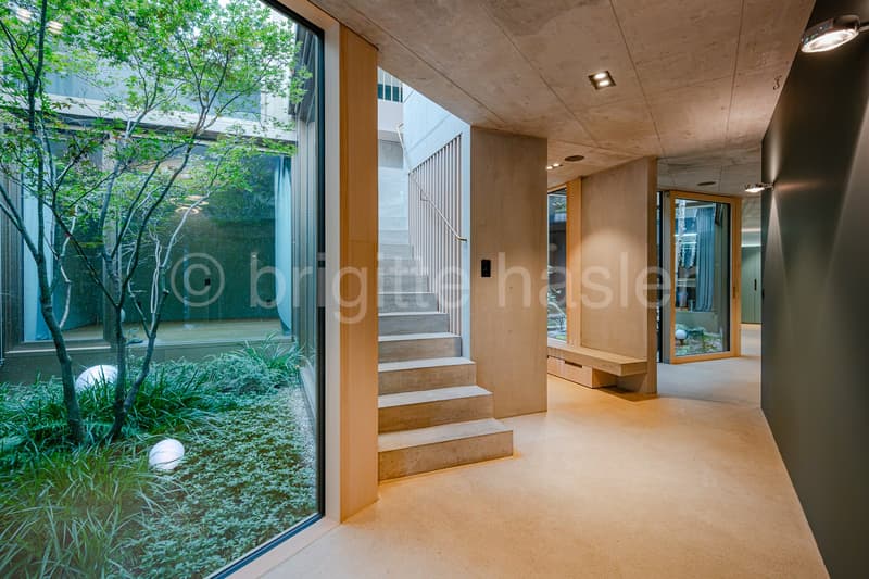 Architektonisch eindrucksvolles Atriumhaus  an begehrter Riehener Wohnlage (7)