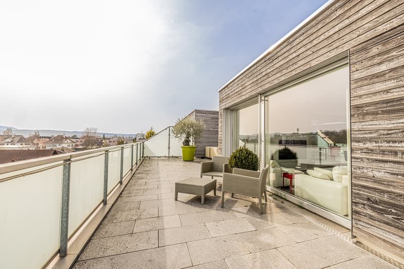Beautiful Penthouse Attic Apartment in Möhlin with Great View (reserved) (23)
