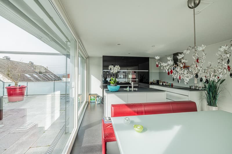 Beautiful Penthouse Attic Apartment in Möhlin with Great View (reserved) (10)