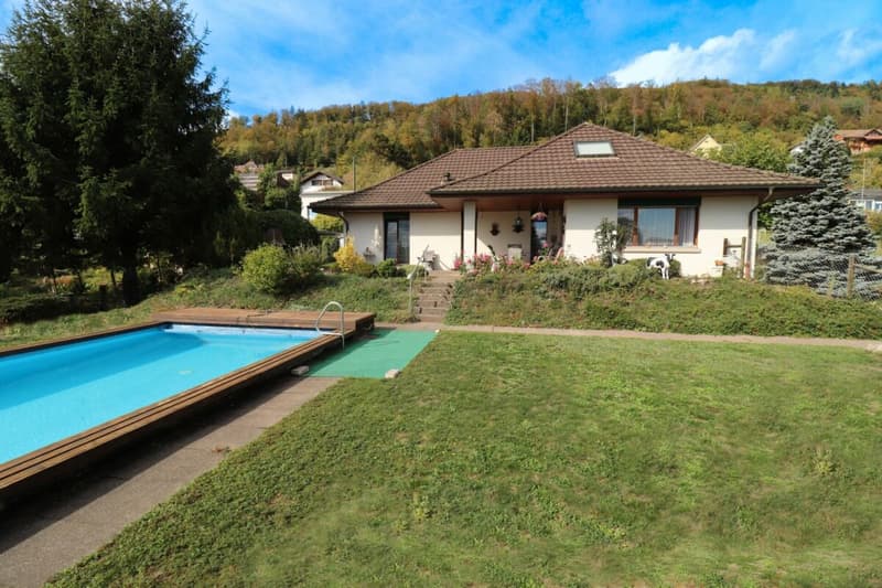 7.5-Zi-EFH mit grossem Pool auf 1'104 m2 grossem Grundstück (1)