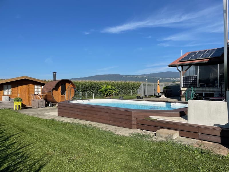 Detached house with pool and large garden in Schwadernau (4)