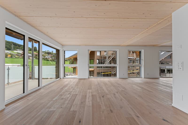 Appartamento moderno 4.5 locali con vista mozzafiato sulle montagne a Mühlethurnen (8)