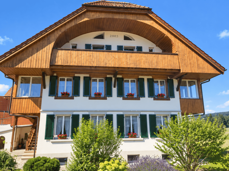 4.5-Zimmerwohnung auf dem Land mit grossem Balkon zu Vermieten (1)