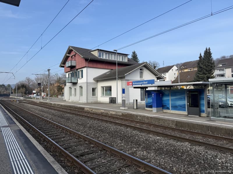 3 Gehminuten zum Bahnhof
