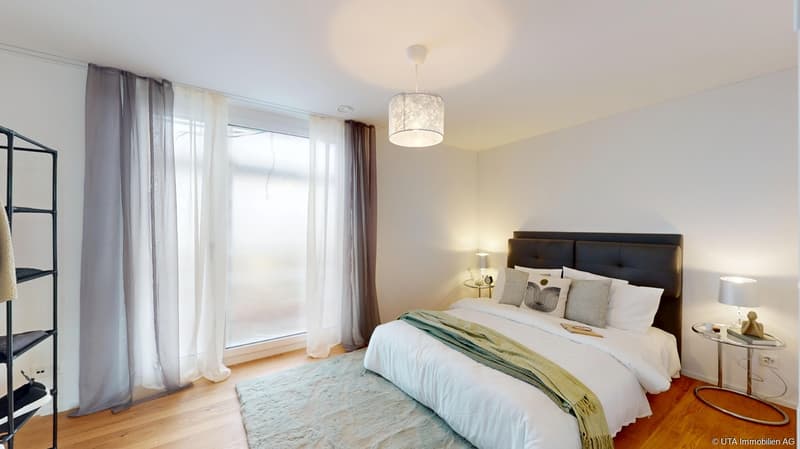 Musterwohnung Attika - Schlafzimmer
