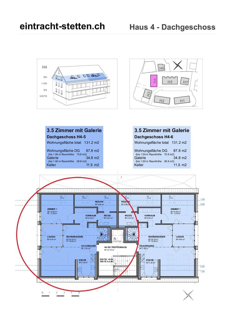 Moderne 3½-Zimmer-Duplex Dachwohnung mit Galerie (14)