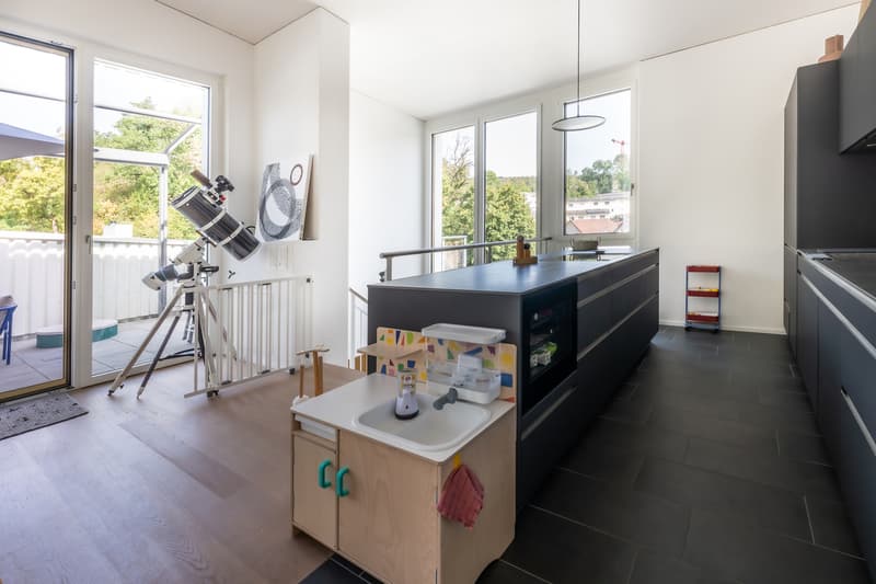 Urbanes Wohnen auf zwei Ebenen - grosszügige Maisonette-Attikawohnung (5)