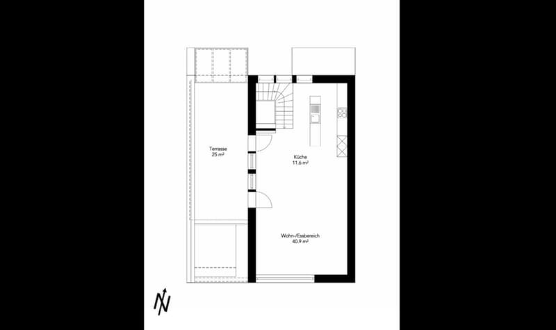Urbanes Wohnen auf zwei Ebenen - grosszügige Maisonette-Attikawohnung (13)