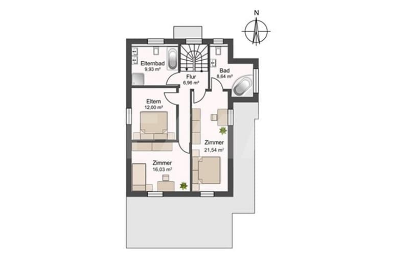 Modern dream house on a slope with a distant view (10)