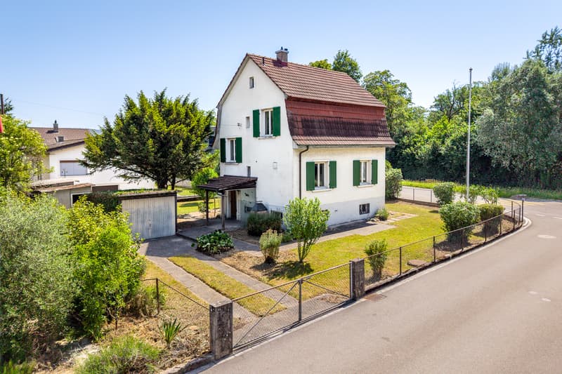 Hübsches Einfamilienhaus mit viel Umschwung und grossem Potenzial (1)