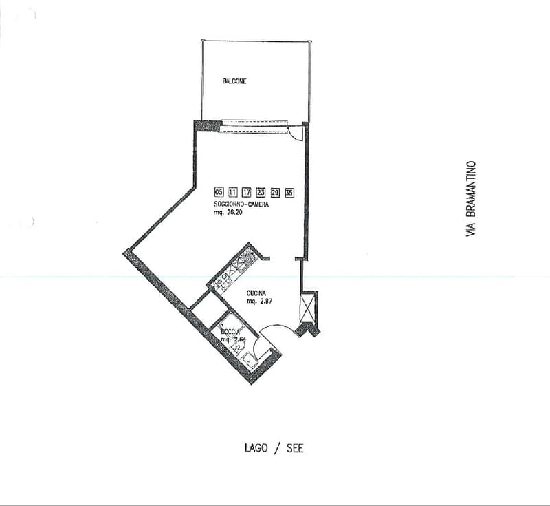 Direttamente sul lago - Appartamento di 1.5 locali con balconi e lift (8)