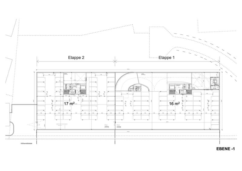 Ebene -1 (Einstellhalle)