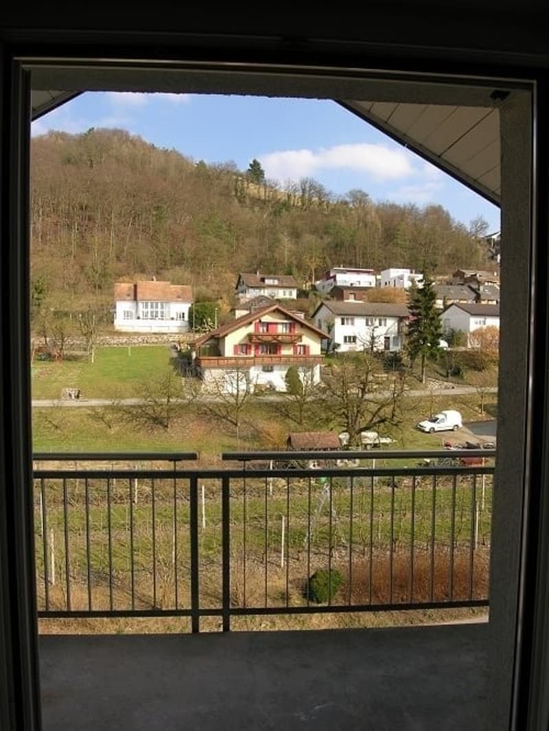 Aussicht vom Balkon