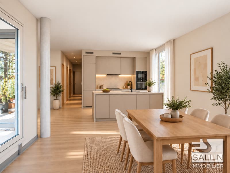 NOUVELLE PROMOTION 2 appartements neufs de standing de  4½ pièces (4)
