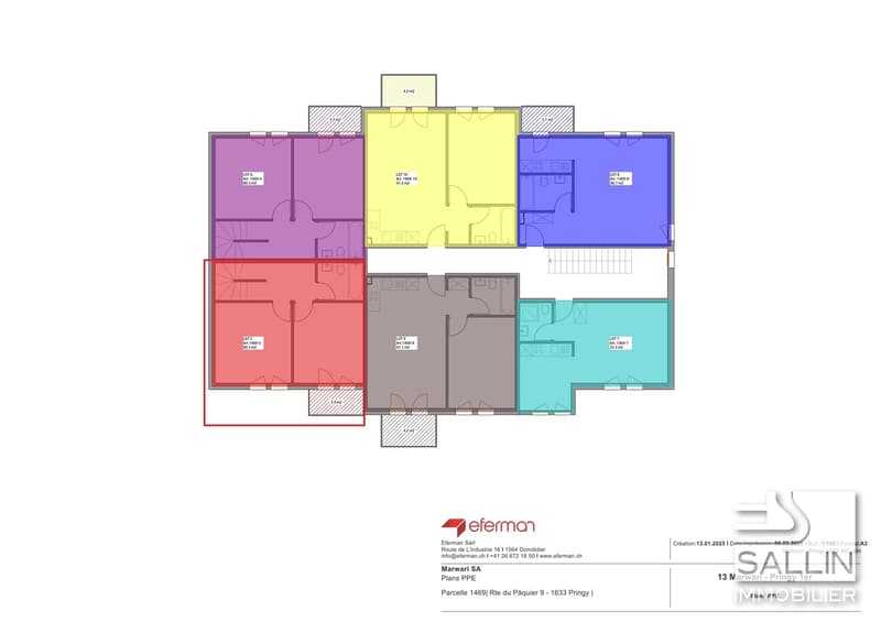 Wohnung mit 3½ Zimmern im Dachgeschoss, ca. 90 m², mit 2 Außenplätzen (10)