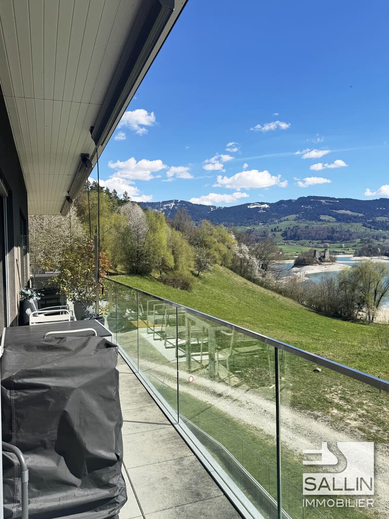 Beautiful 3½-room apartment with breathtaking views of Lake Gruyère (4)