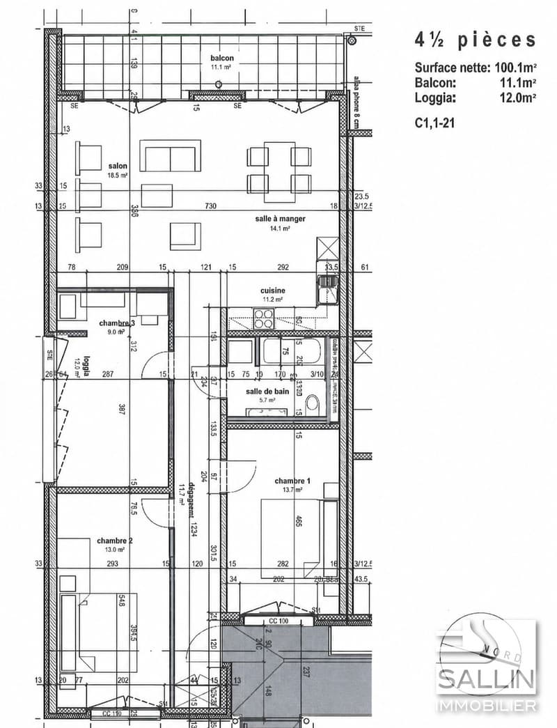 Helles 4½-Zimmer-Wohnung mit Balkon im Cormanon-Viertel (9)
