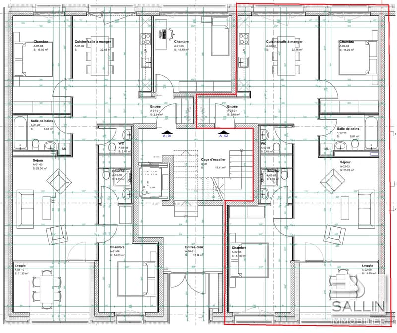Appartamento nuovo di 3½ locali, con parcheggio, nel centro città (3)