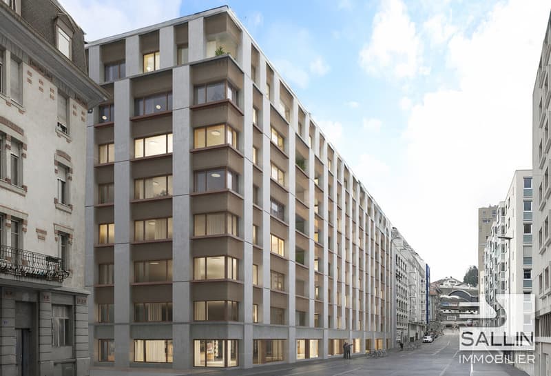 9 appartamenti nuovi di 4½ locali, con parcheggio, nel centro città (1)