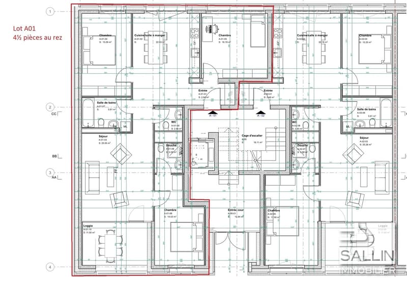 9 appartamenti nuovi di 4½ locali, con parcheggio, nel centro città (3)