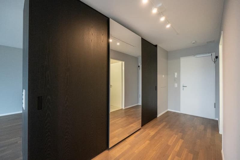 Eingang mit Einbauschrank