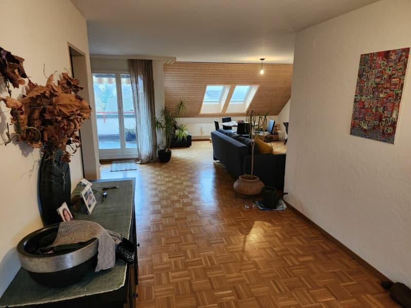 Spacious 1 1/2-room attic apartment in central location (5)