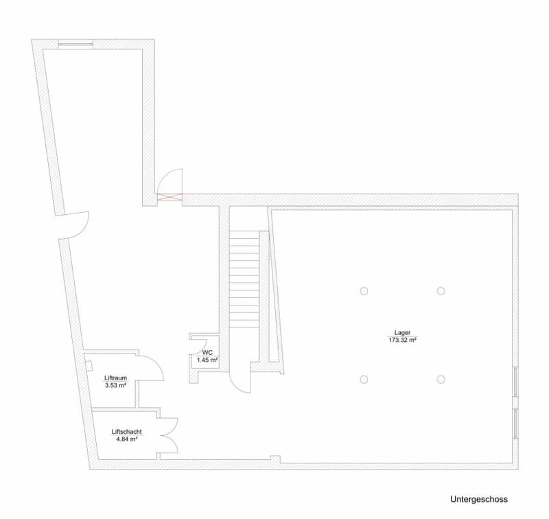 Grundriss UG (Lager)