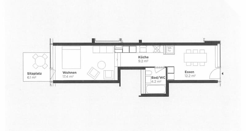 1 1/2-Zimmerwohnung BILL Neuhegi (2)